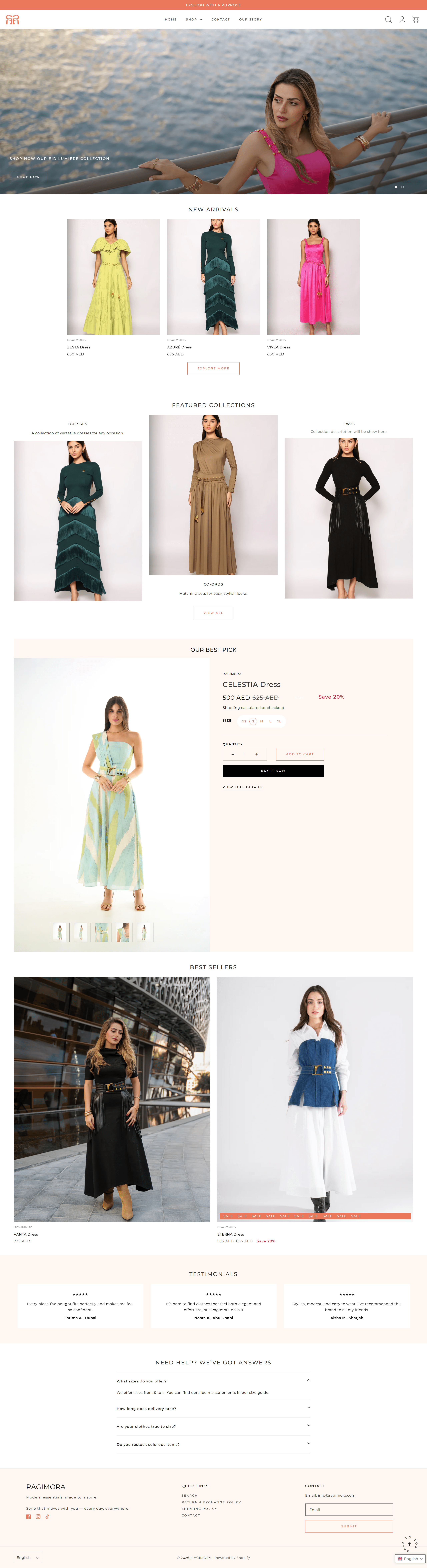 Ragimora website screenshot